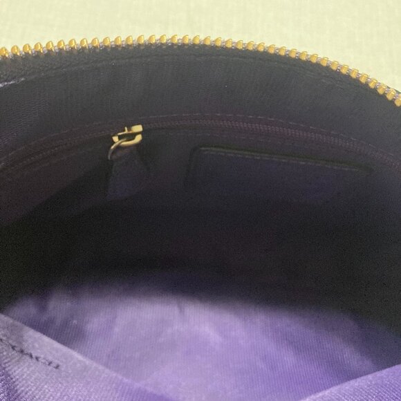 Coach Pebble Leather Purple Stagecoach Satchel (Carry bag) - Picture 10 of 10